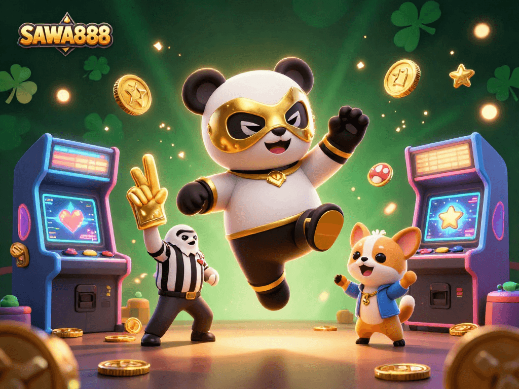 SAWA888 invites players to engage in thrilling game action with vibrant visuals and dynamic characters.