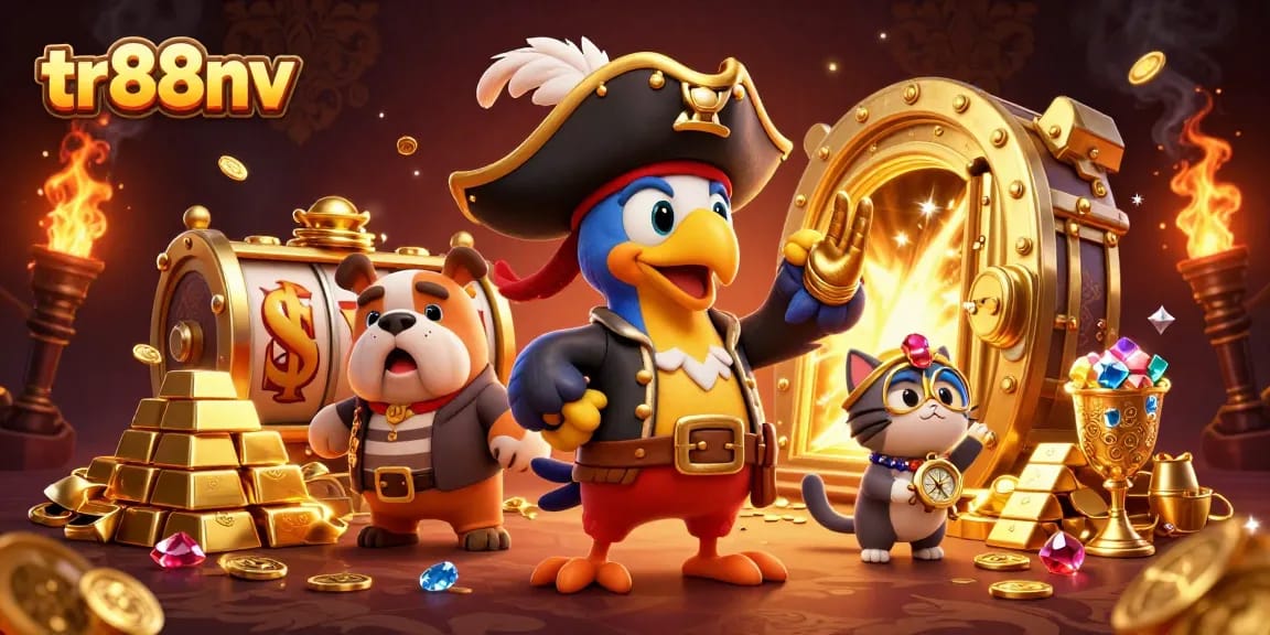 Experience the excitement of tr88nv with captivating online casino adventures led by vibrant characters.