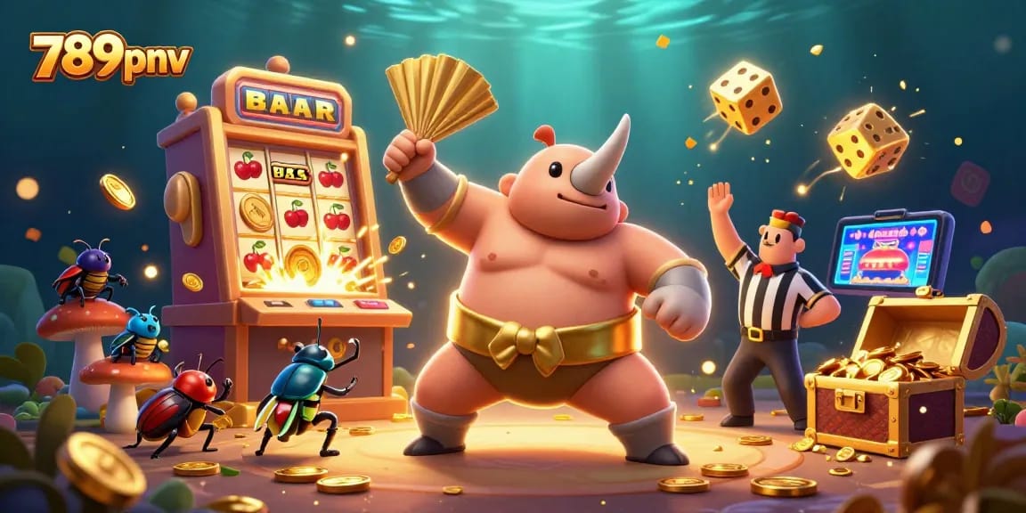 Experience thrilling wins at 789pnv with vibrant 3D visuals of exciting casino action.