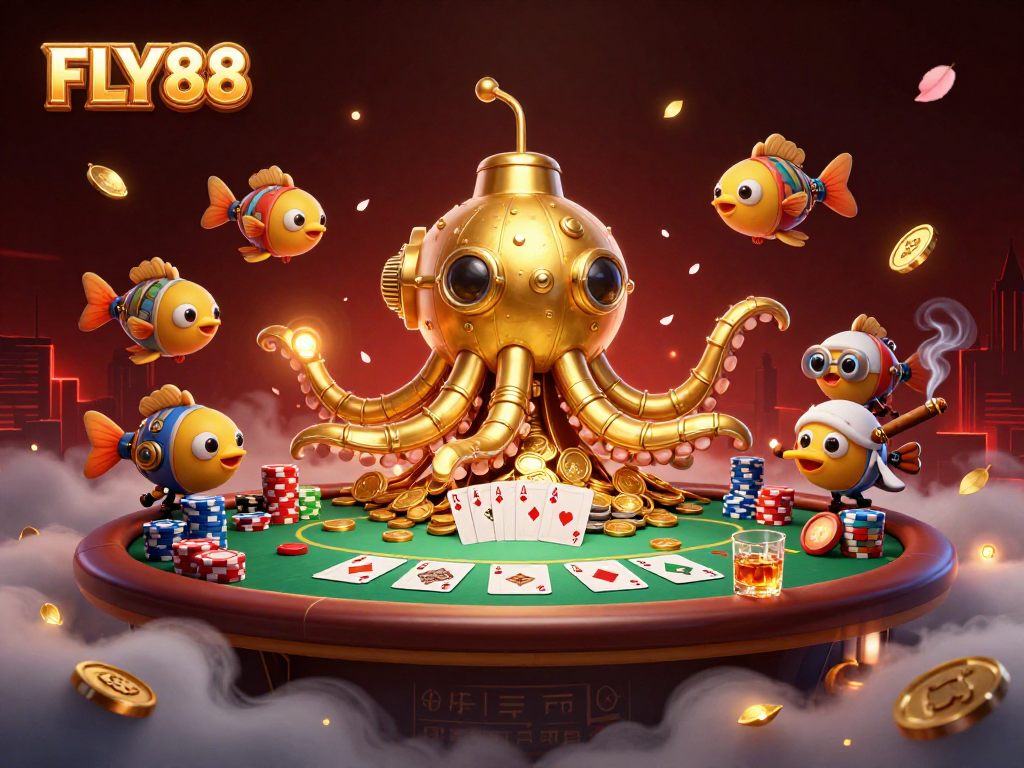 FLY88 unleashes a thrilling gaming experience with dynamic poker action and enchanting characters.