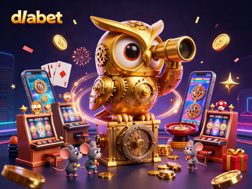 Experience thrilling gameplay at dabet with a vibrant casino scene filled with action and excitement.