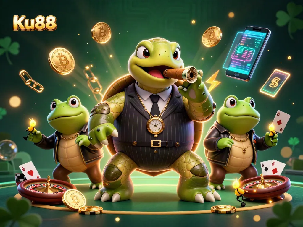 Engage in thrilling gameplay with Ku88's vibrant casino scene featuring crypto and dynamic game elements.