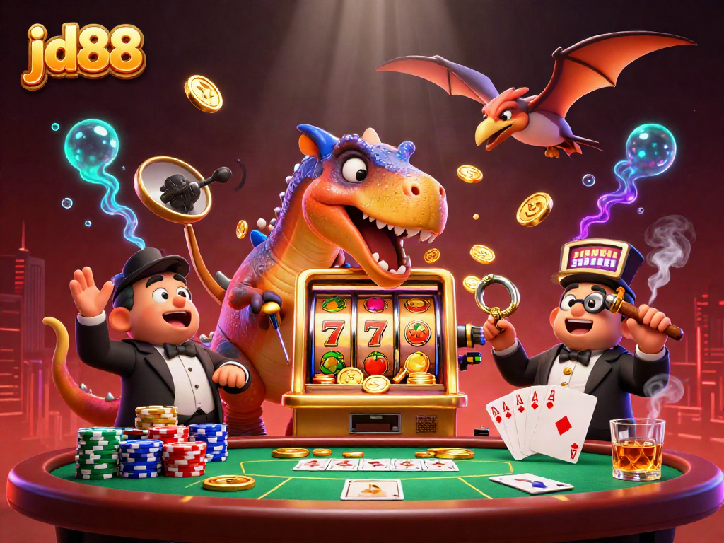 Experience exciting gameplay at jd88 with dynamic characters, jackpots, and vibrant casino elements.