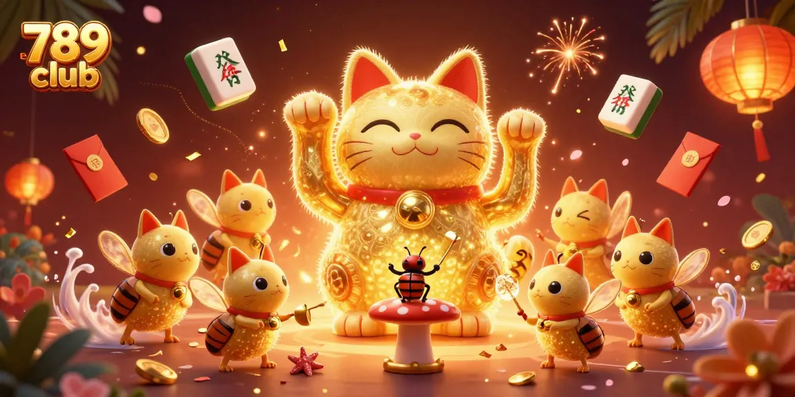 Engage with thrilling gameplay at 789 club with exciting casino elements and golden lucky charms.