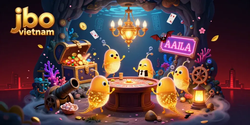 Engage with jbo vietnam's unique underwater casino experience illuminated by bioluminescent glowworms.