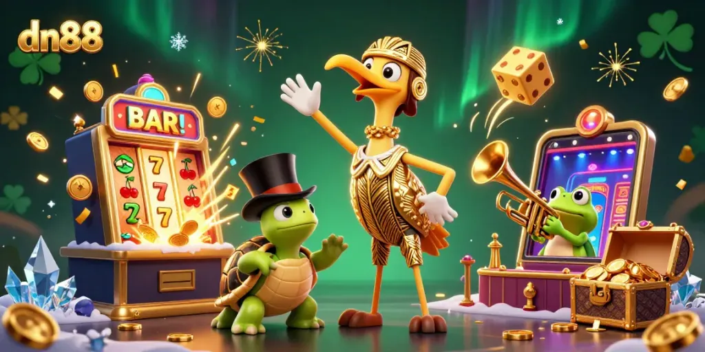 Experience thrilling moments at dn88 with dynamic casino gaming and vibrant winning symbols.